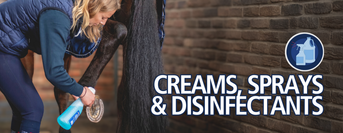 creams sprays and disinfectants
