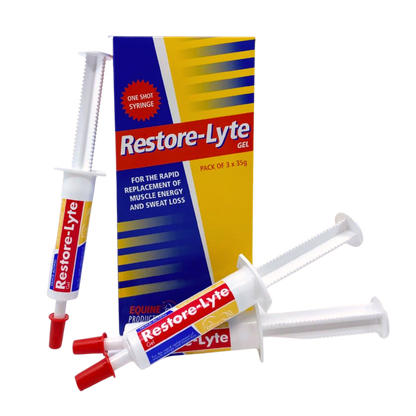 Equine Products UK Restore-Lyte Syringes 3 X 35g
