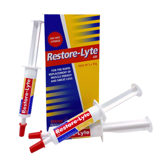 Equine Products UK Restore-Lyte Syringes 3 X 35g
