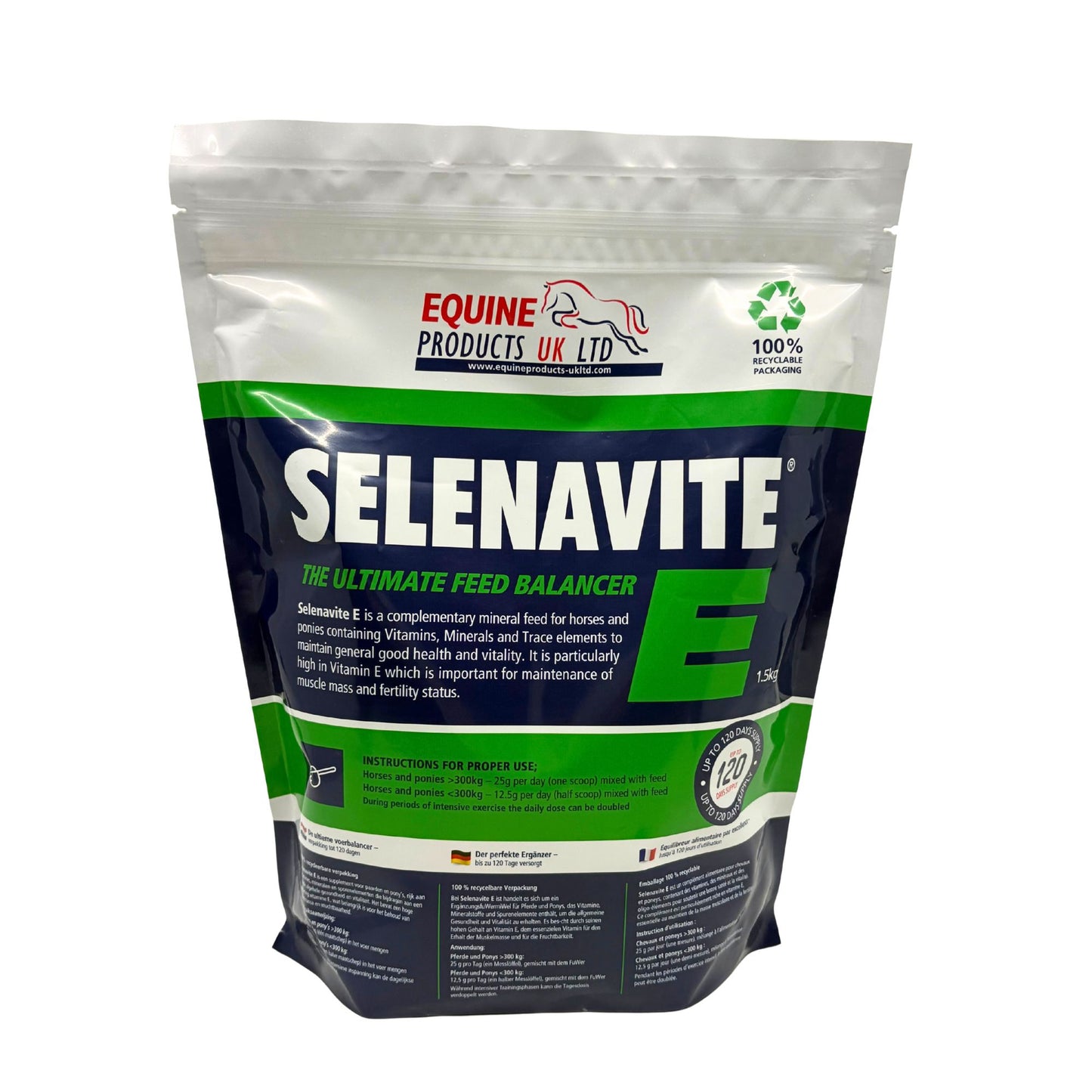 Equine Products UK Selenavite E Powder - The Ultimate Feed Balancer