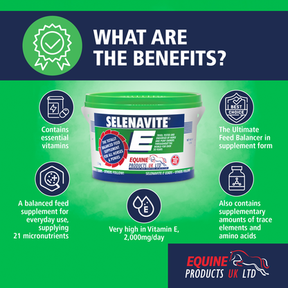 Equine Products UK Selenavite E Powder - The Ultimate Feed Balancer