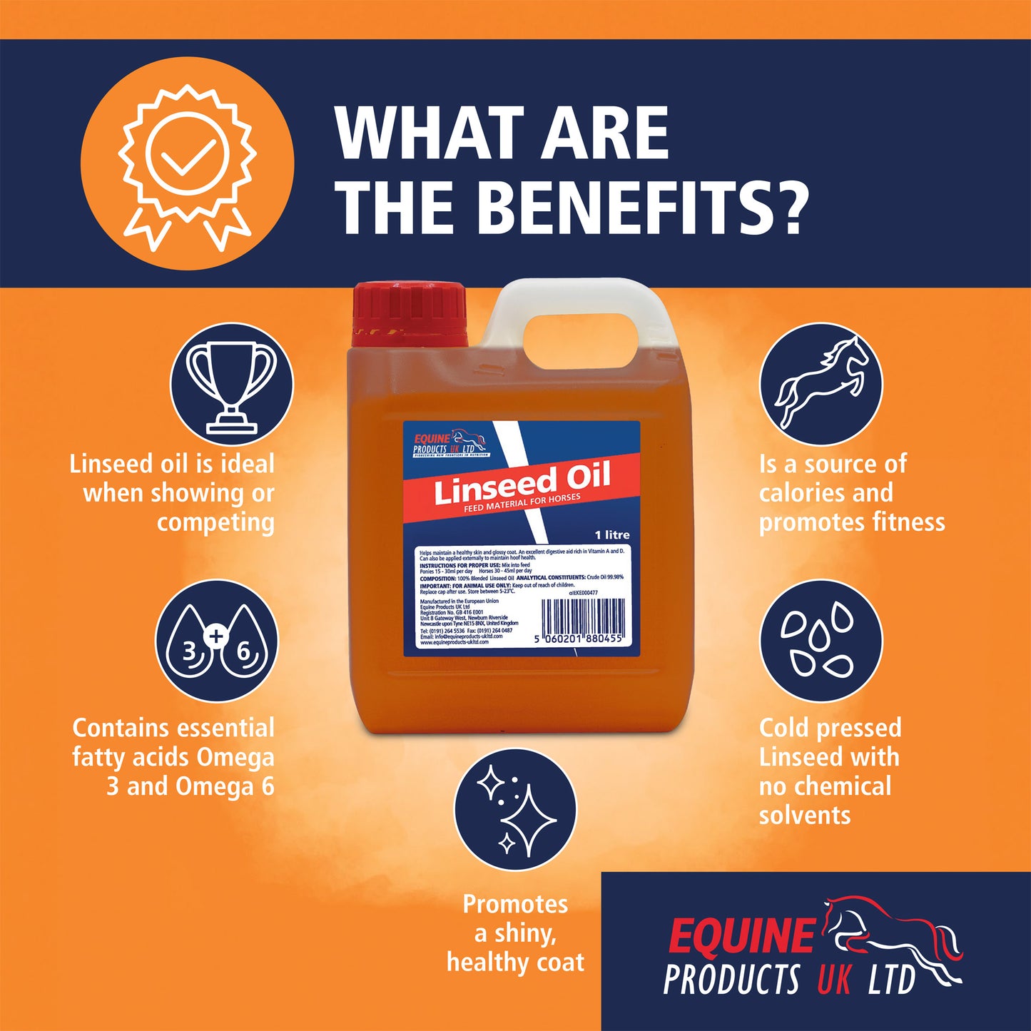 Equine Products UK Linseed Oil