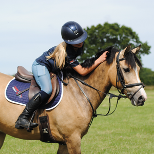 Equine Products UK Navy Branded Saddle Pad