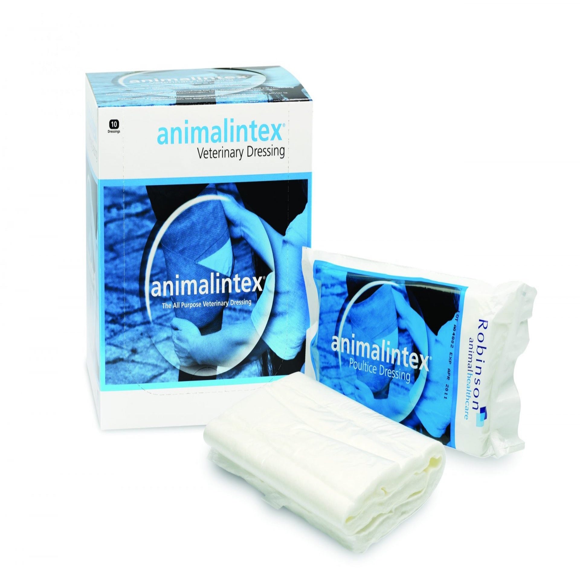 Robinsons Animalintex Poultice Dressing - Impregnated With Mild Antiseptic  & Poulticing Agent
