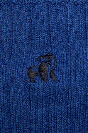 Swole Panda Mens Bamboo Socks size 7-11 - Royal Blue