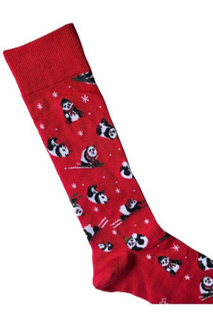 Swole Panda Ladies Bamboo Socks size 4-7 - Limited Edition Red Panda
